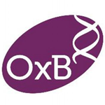 Logo of Oxford Biomedica (OXB).