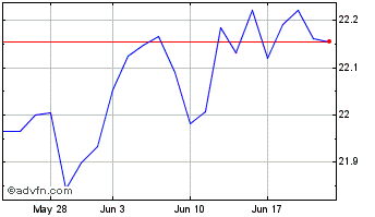 1 Month Vanglbaggetf Chart