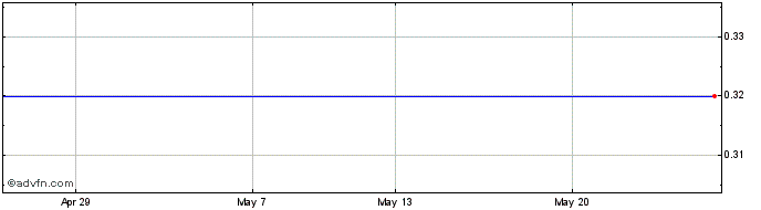 1 Month Magna Polonia Share Price Chart