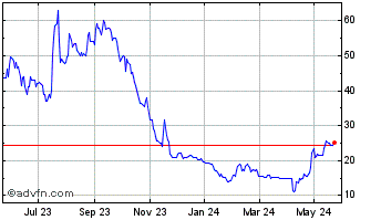 1 Year Cleantech Lithium Chart