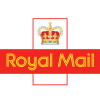 Logo of Royal Mail (RMG).