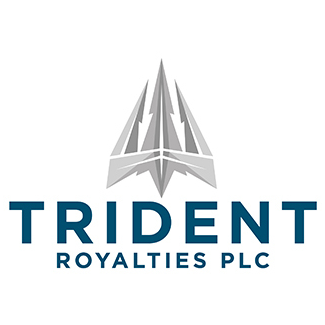 Logo of Trident Royalties (TRR).