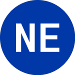 Logo of New England Business (NEB).