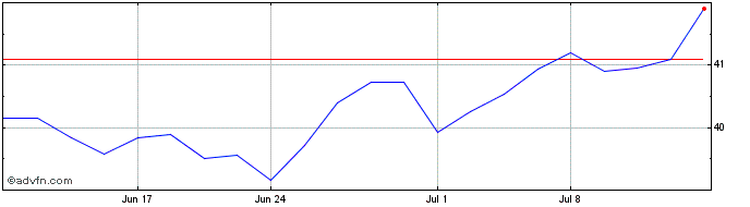 1 Month Renaissance IPO  Price Chart