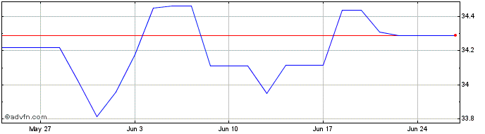 1 Month Xtrackers Ii Eurozone Go...  Price Chart