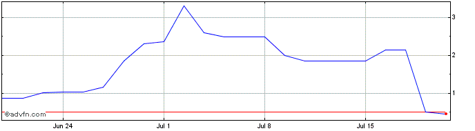 1 Month BRFSG205 Ex:20,5  Price Chart