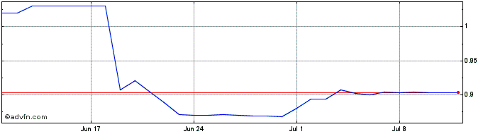 1 Month SalmonToken  Price Chart