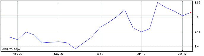 1 Month XCBSDSPU2C EUR INAV  Price Chart
