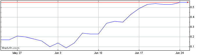 1 Month NN Paraplufonds 1 NV Share Price Chart