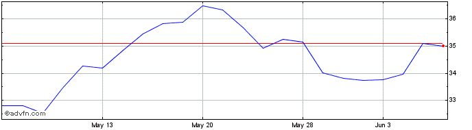 1 Month Ls 2x Goldman  Price Chart