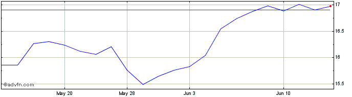 1 Month Olympus (PK)  Price Chart