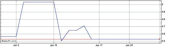 1 Month Snam (PK) Share Price Chart
