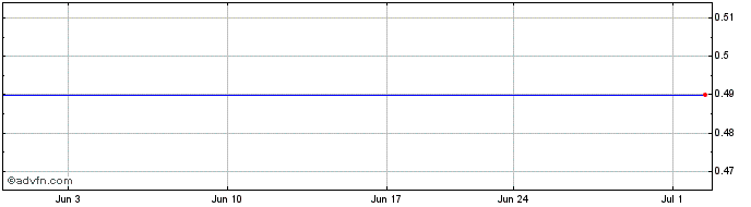 1 Month Ridder Titan Genesis (PK) Share Price Chart