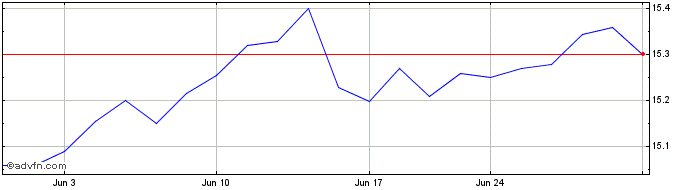 1 Month RiverNorth Capital and I... Share Price Chart