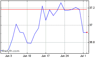 1 Month Vanguardusdcorp Chart