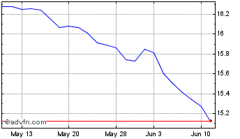 1 Month Investar Chart