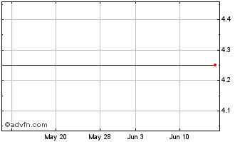 1 Month Nupathe Inc. (MM) Chart