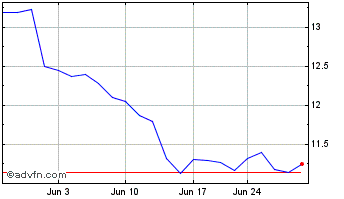 1 Month Volkswagen (PK) Chart