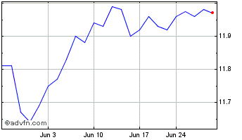 1 Month BlackRock Investment Qua... Chart