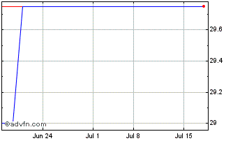 1 Month River Financial (PK) Chart