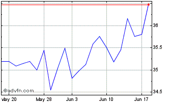 1 Month Sandoz (QX) Chart