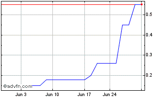 1 Month Tianan Technology (PK) Chart