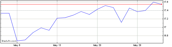 1 Month Yieldmax Aapl Option Inc...  Price Chart