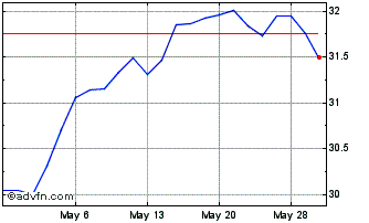 1 Month Brendan Wood TopGun Inde... Chart