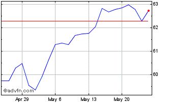 1 Month Schwab US Large Cap Chart