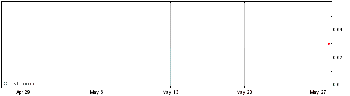 1 Month Contango Income Generator Share Price Chart