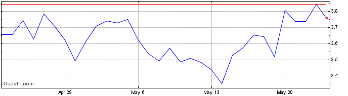 1 Month Polygon  Price Chart