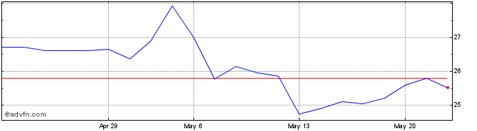 1 Month GRAZZIOTIN PN  Price Chart