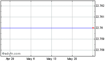 1 Month Nami Corporation Token Chart