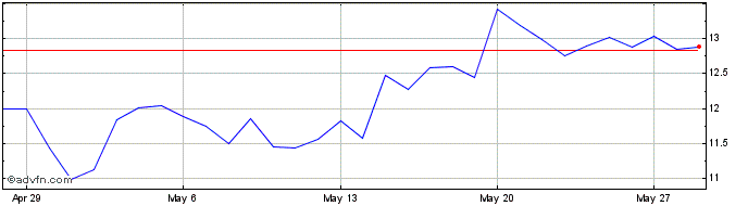 1 Month RoBET  Price Chart