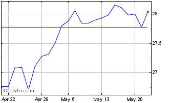 1 Month XTMGSUE1C EUR INAV Chart