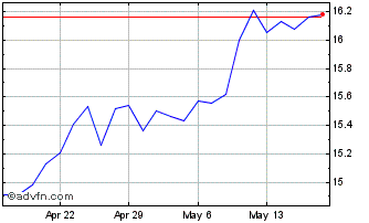 1 Month SLR Investment Chart