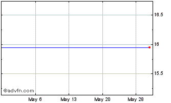 1 Month Centric Financial (PK) Chart
