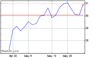 1 Month Makita (PK) Chart