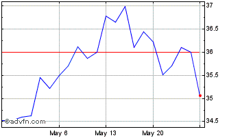 1 Month Kering (PK) Chart