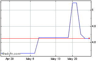 1 Month Snam (PK) Chart