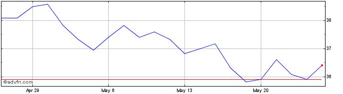 1 Month APi Share Price Chart