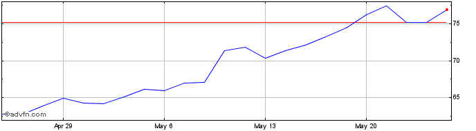 1 Month Sharkninja Share Price Chart