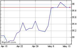 1 Month Horizons S & P TSX Cappe... Chart
